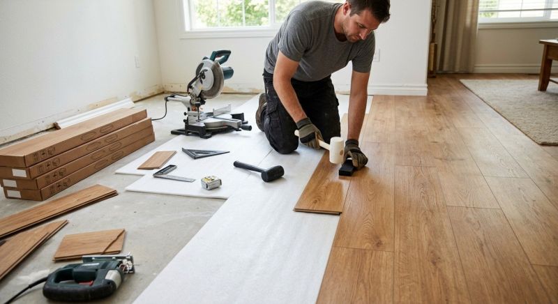 Laminate Floor Installation in Woodstock, MD