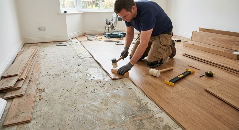 Laminate Floor Remodeling in Westminster, MD