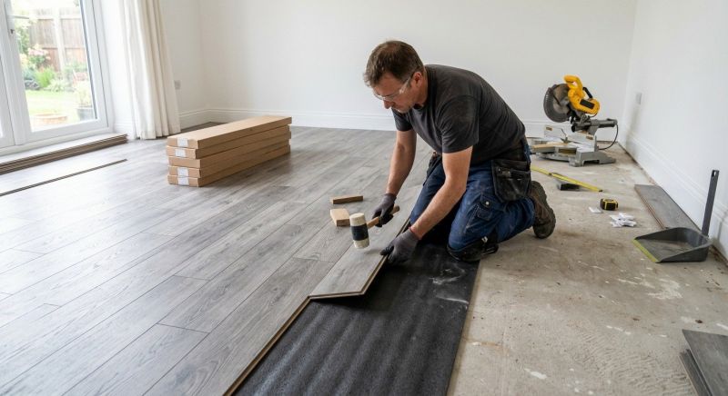 Laminate Floor Remodeling in Westminster, MD