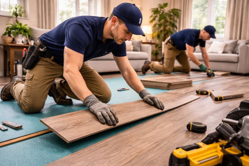 Laminate Floor Replacement in Windsor Mill, MD