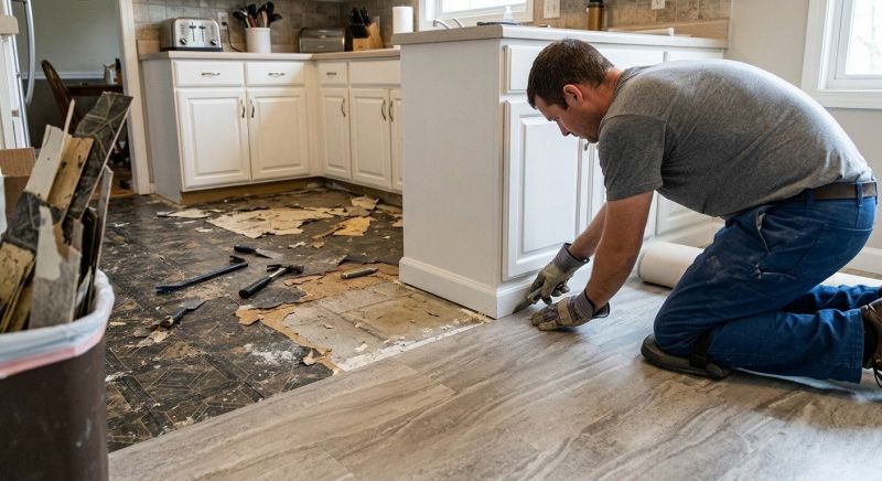 Linoleum Floor Installation in Glen Rock, PA