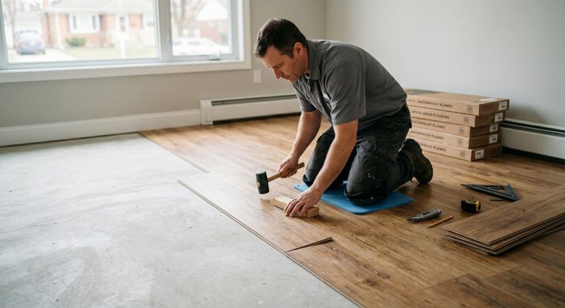 Linoleum Floor Installation in Keymar, MD