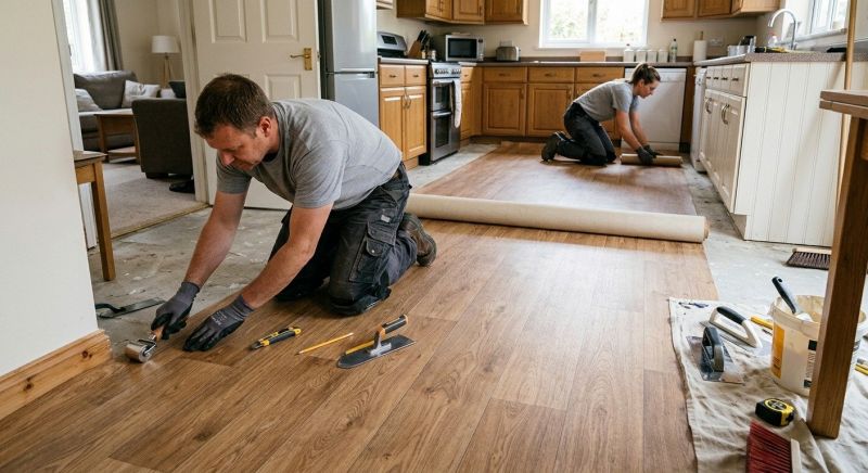 Linoleum Flooring Replacement in Westminster, MD