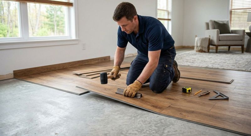 Luxury Vinyl Tile Installation in Carroll County, MD