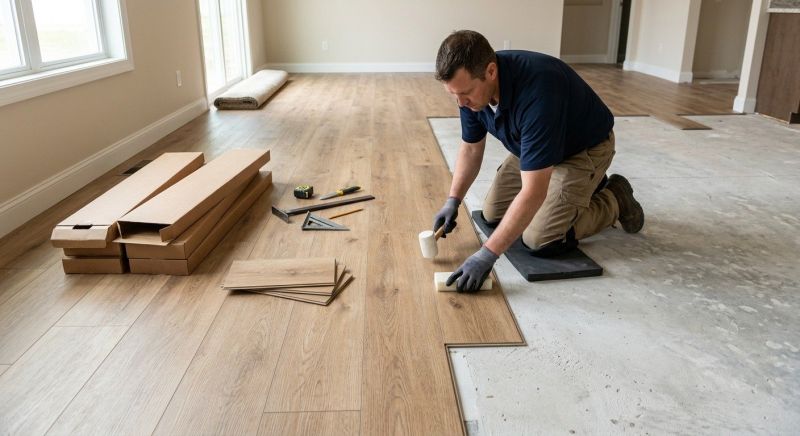 Luxury Vinyl Tile Installation in Columbia, MD