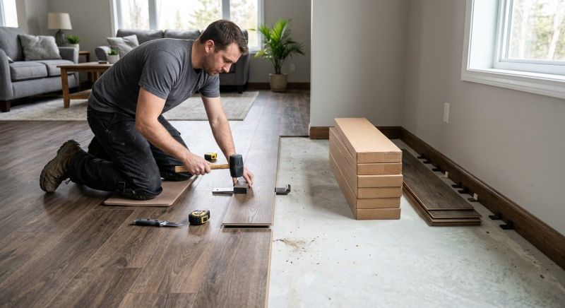 Luxury Vinyl Tile Installation in Howard County, MD