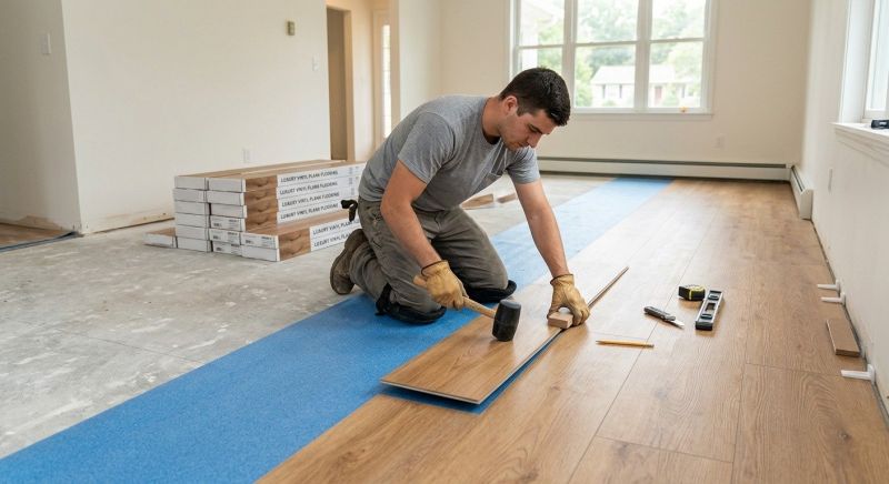 Luxury Vinyl Tile Installation in Reisterstown, MD