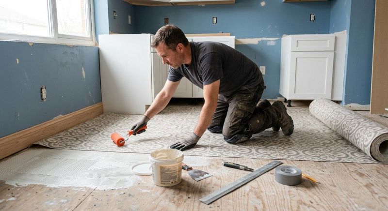 Sheet Flooring Installation in Frederick, MD