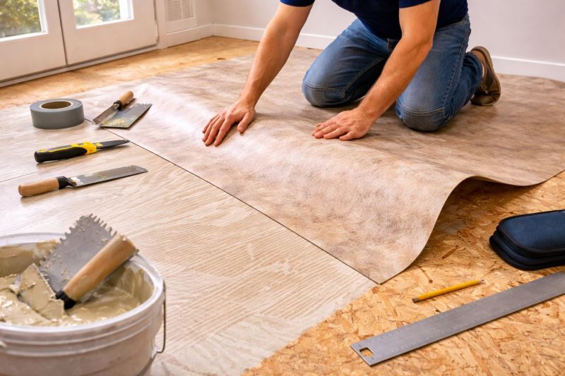 Sheet Flooring Installation in Keymar, MD