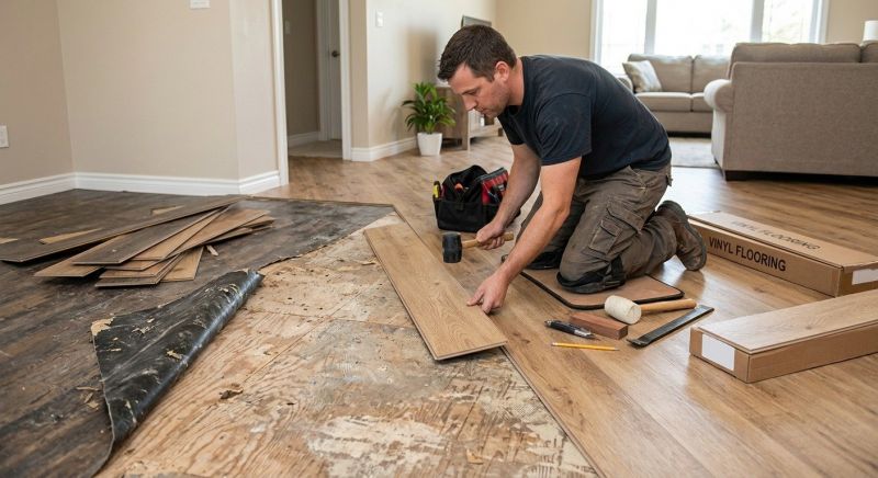 Vinyl Flooring Installation in Phoenix, MD