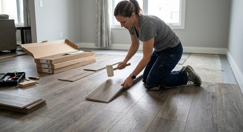 Vinyl Plank Floor Installation in Westminster, MD