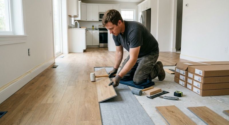 Vinyl Plank Floor Installation in Westminster, MD